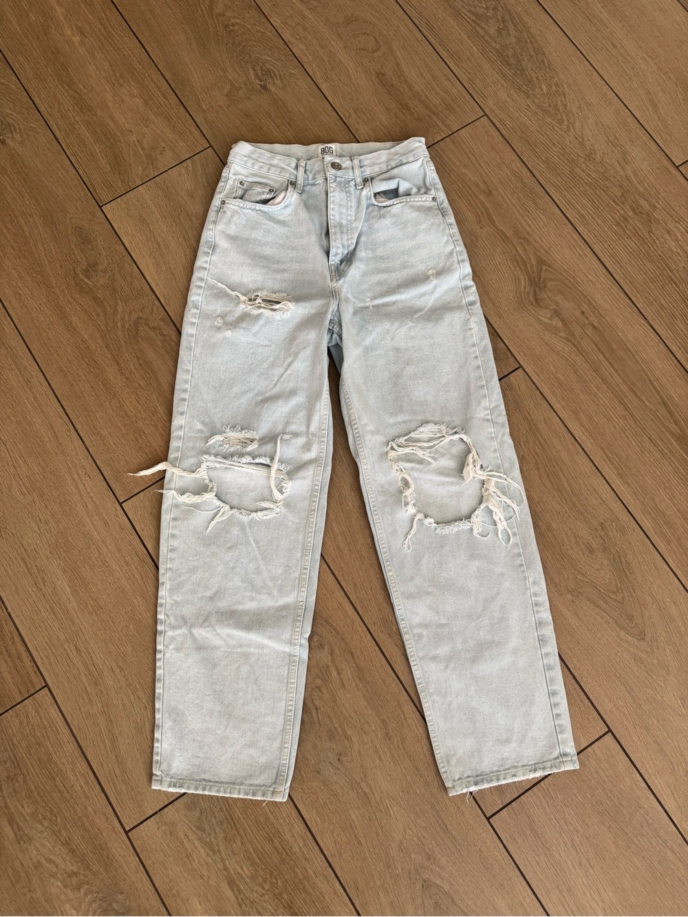 Urban Outfitters BDG high-rise baggy distressed denim jeans